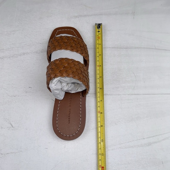 Loeffler Randall Jonah Timber Woven Slide Sandal Timber Brown sz 6.5 - Picture 10 of 13